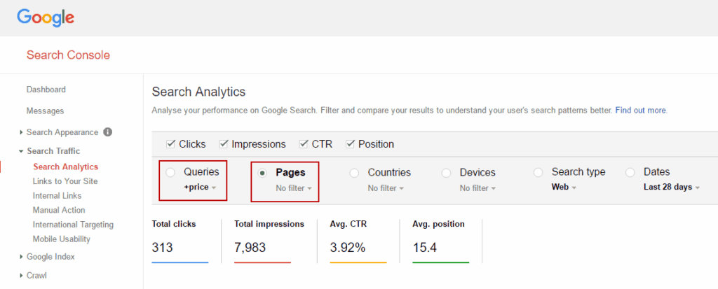 search console
